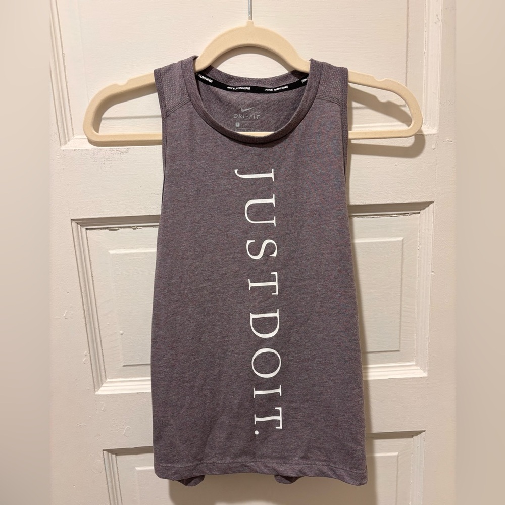 Nike Dri-FIT “Just Do It” Sleeveless Running Tank | Small